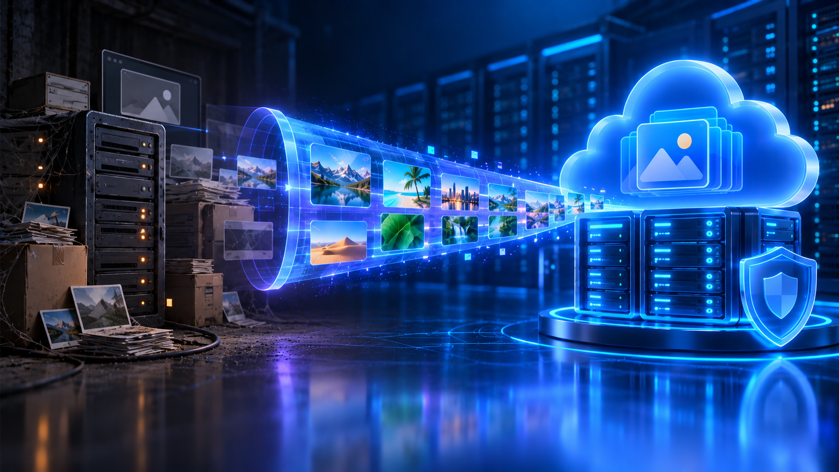 Images migrating from an old hosting service to a new cloud storage